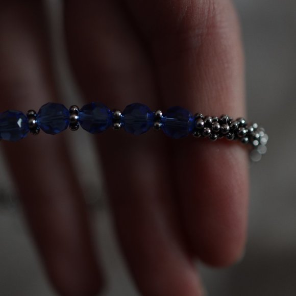 Blue and multi-colored bracelet - Picture 2 of 4